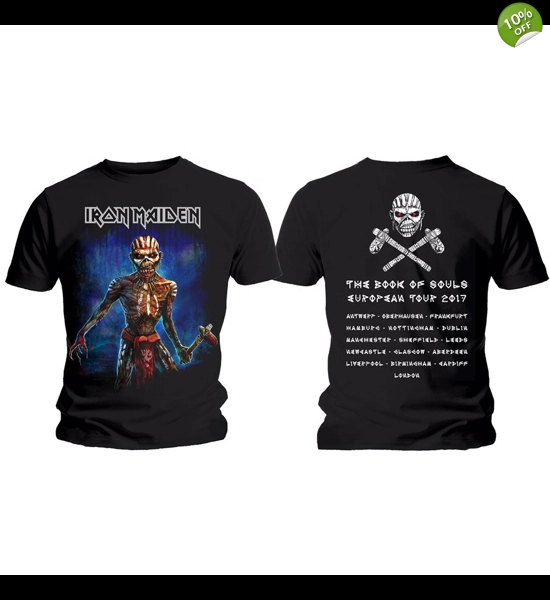 Iron Maiden - Axe Eddie Book Of Souls T-Shirt