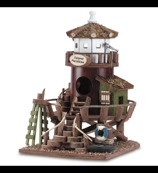 Island Paradise Wood Birdhouse