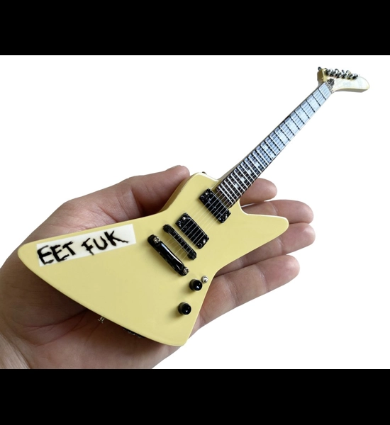 James Hetfield ESP "eet fuk" Guitar Figurine