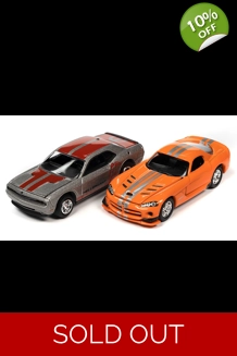 J.L. Mopar Twin Pack Challenger/Viper Diecast
