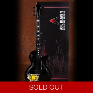 Axe Heaven Kirk Hammett Skull & Spider Web Miniature Guitar