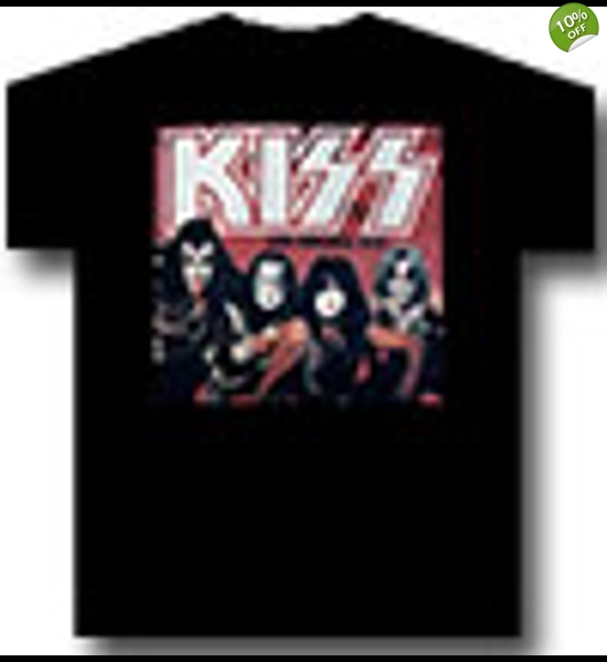 KISS T-Shirt - Alive World Wide - SZ LG