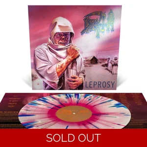 Death - Leprosy - Pink/WHT/Blue Splatter Vinyl LP