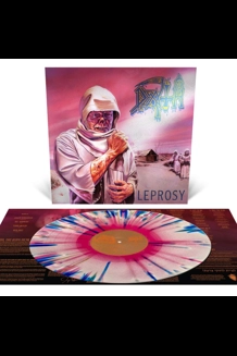 Death - Leprosy - Pink/WHT/Blue Splatter Vinyl LP