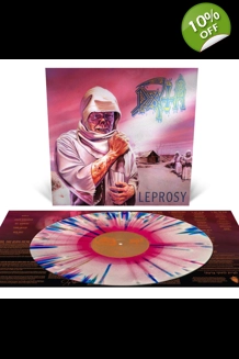 Death - Leprosy - Pink/WHT/Blue Splatter Vinyl LP