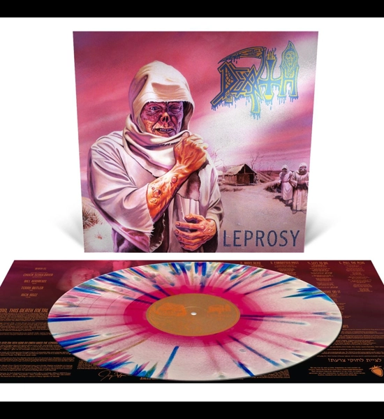 Death - Leprosy - Pink/WHT/Blue Splatter Vinyl LP