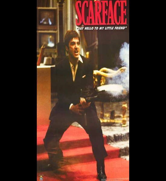 Scarface Slim 12" x 36" Poster