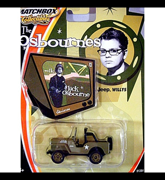 Matchbox Jack Osbourne Jeep Willys
