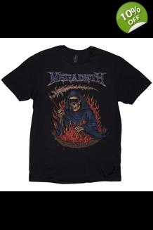 Megadeth- Youthanasia Flames T-Shirt
