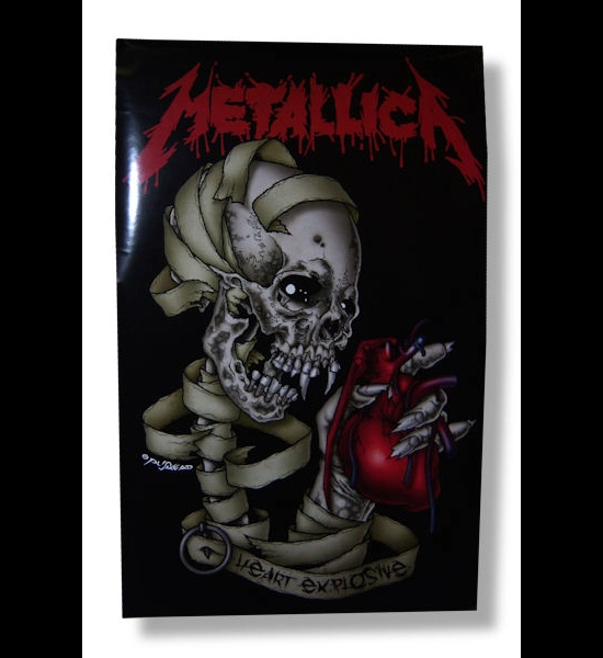 Metallica Heart Explosive Poster