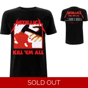 Metallica - Kill'em All Tracks T-Shirt