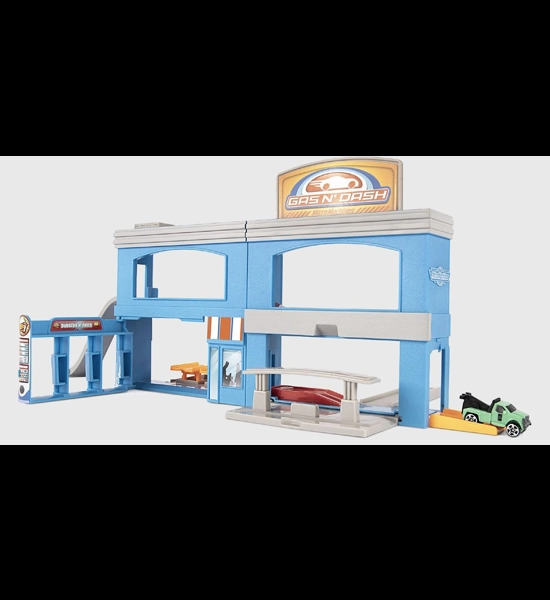 Micro Machines Micro Gas N Dash Playset
