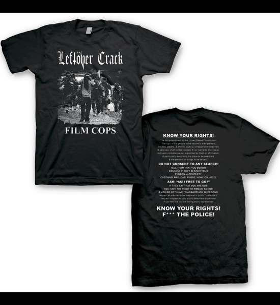 Leftover Crack - Film Cops T-Shirt