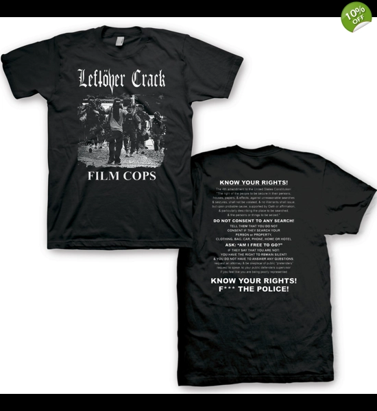 Leftover Crack - Film Cops T-Shirt