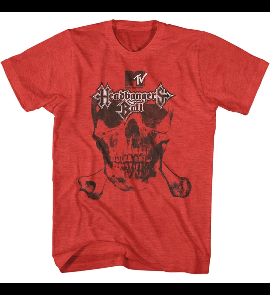 MTV Headbangers Ball Logo Skull/Bones T-Shirt