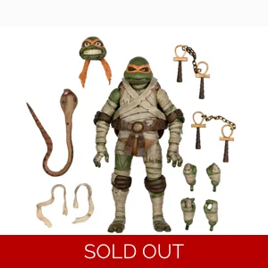 NECA TMNT Michelangelo The Mummy Action Figure