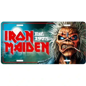 Iron Maiden - EST. 1975 License Plate