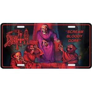 Death - Scream Bloody Gore License Plate