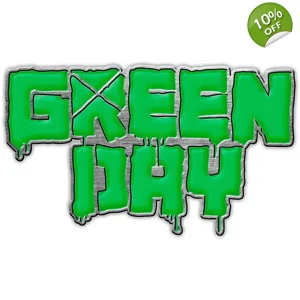 Green Day Logo Enamel Pin