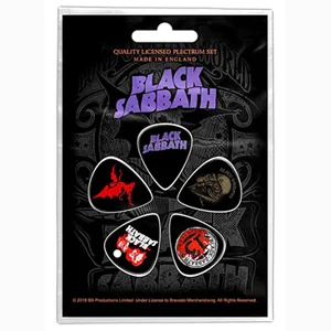 Black Sabbath Purple Logo 5 PC Guitar Pick Set