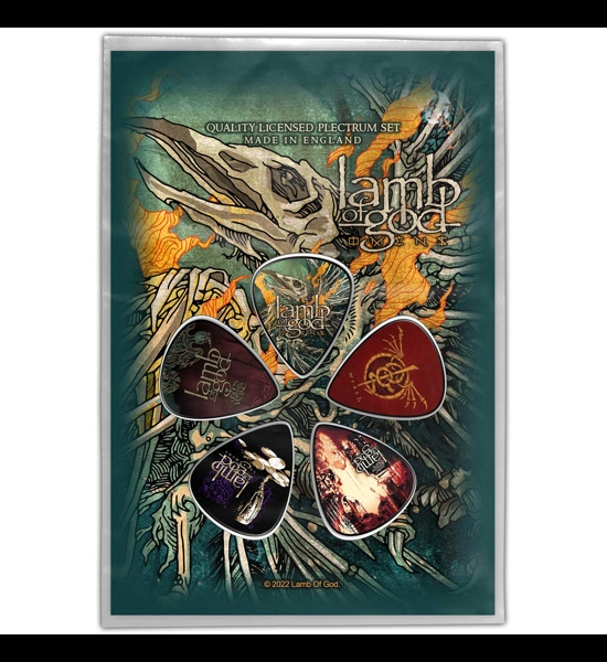 Lamb Of God - Omens 5 PC Guitar Pick Set
