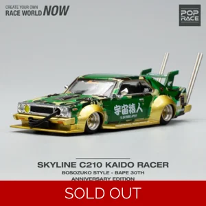 Skyline C210 Kaido Racer Bosozoku Style 30th Anniv. 1/64 Diecast