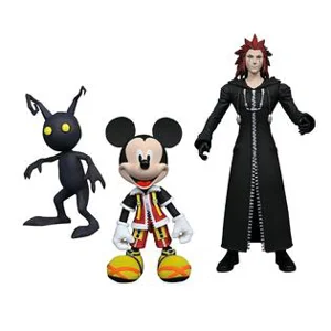 Disney Kingdom Hearts Mickey, Axel & Shadow Action Figure Set