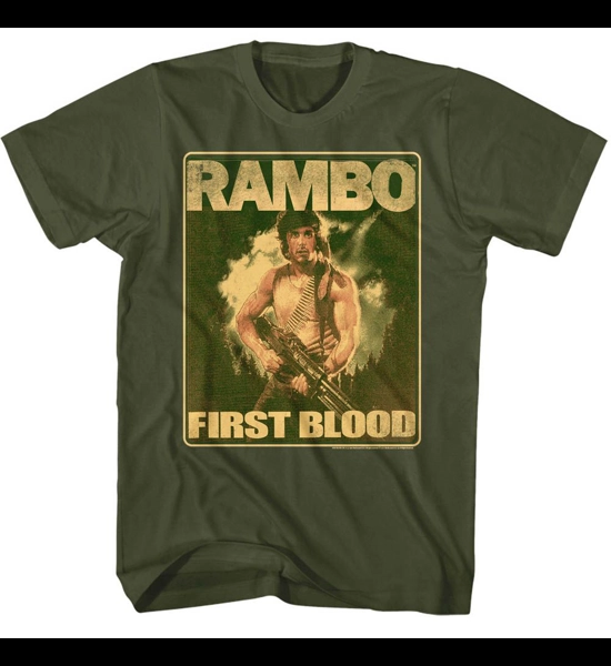 Rambo - Lil Ramblins Military Green T-Shirt
