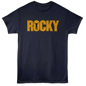 Rocky - Logo Navy Blue T-Shirt