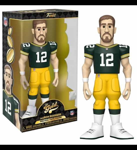 Aaron Rodgers 12" Vinyl Gold Figure