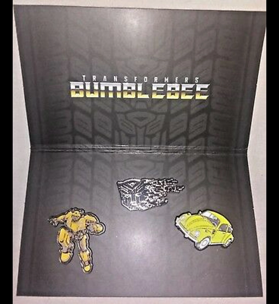 3 PC Transformers Bumble Bee Pin Set