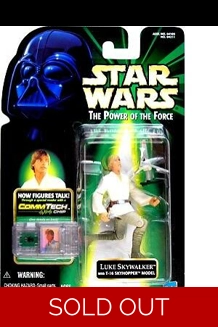 Star Wars Luke Skywalker Action Figure/Commtech Chip