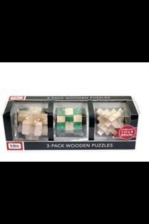 Totes 3-Pack Wooden Puzzles