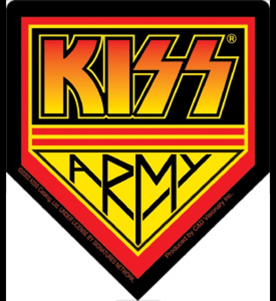 KISS Army Sticker