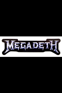 Megadeth Logo Sticker