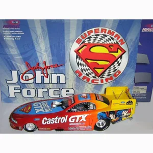 John Force 1998 Superman Mustang 1/64 Diecast
