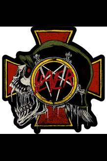 Slayer - Skull & Iron Cross Sticker