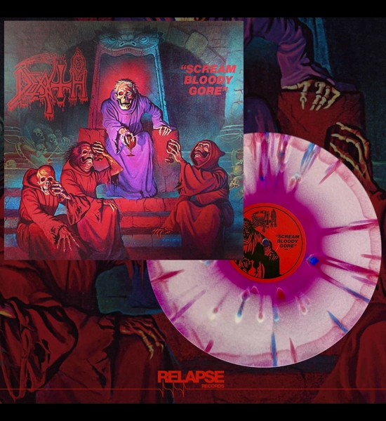 Death - Scream Bloody Gore Violet/WHT/Red Splatter Vinyl LP
