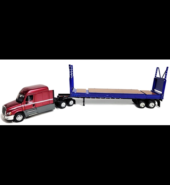 BRT Freightliner Cascadia W/Super Rack Trailer 1/53 Diecast