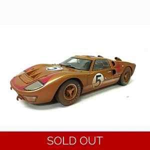 Shelby - 1966 Ford GT40 MKII (Dirty Version) 1/18 Diecast