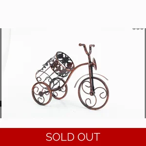 Metal Bicycle Wine Bottle Holder