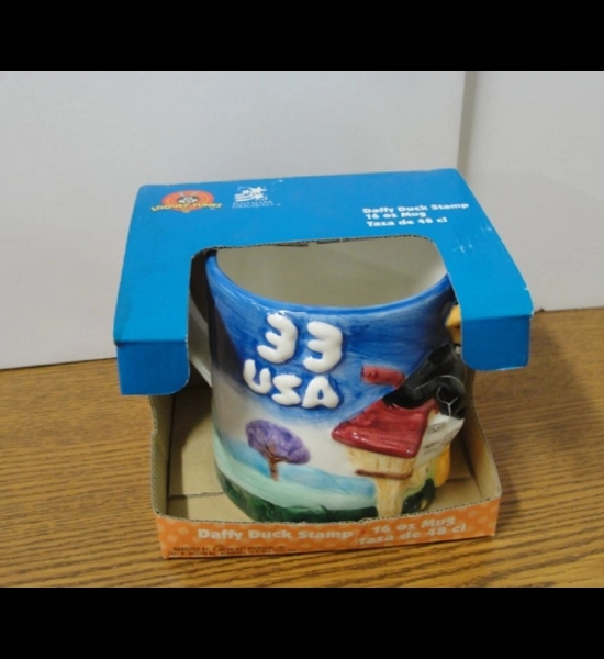 Looney Tunes Daffy Duck Stamped Mug