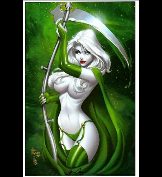 Lady Death 11" x 17" Vinyl Art Print