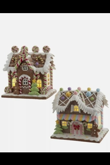 Kurt Adler Holiday Light Up House Decor - Assorted