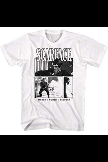 Scarface - Comic Background T-Shirt