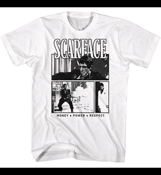 Scarface - Comic Background T-Shirt