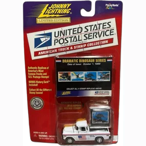 Johnny Lightning U.S.P.S. Truck & Stamp 1955 Chevy Cameo 1/64 Diecast