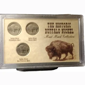 The Historic Buffalo Nickel Mint Mark Collection 1936 & 1937 3 PC Set