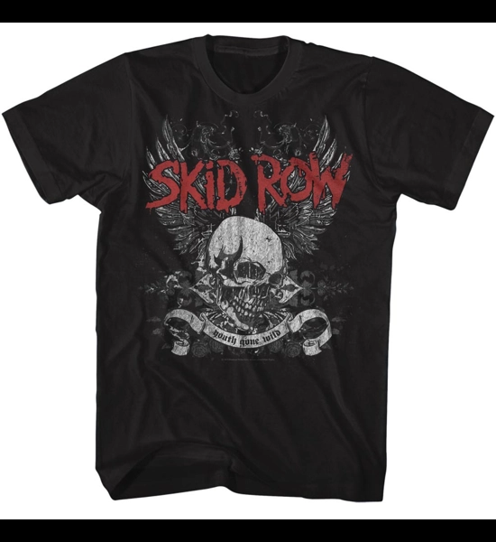 Skid Row - Skull W/Wings T-Shirt