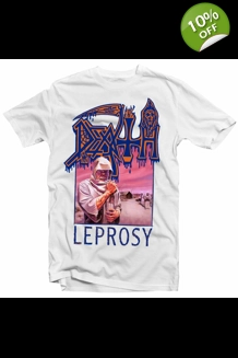 Death - Leprosy T-Shirt (WHT)